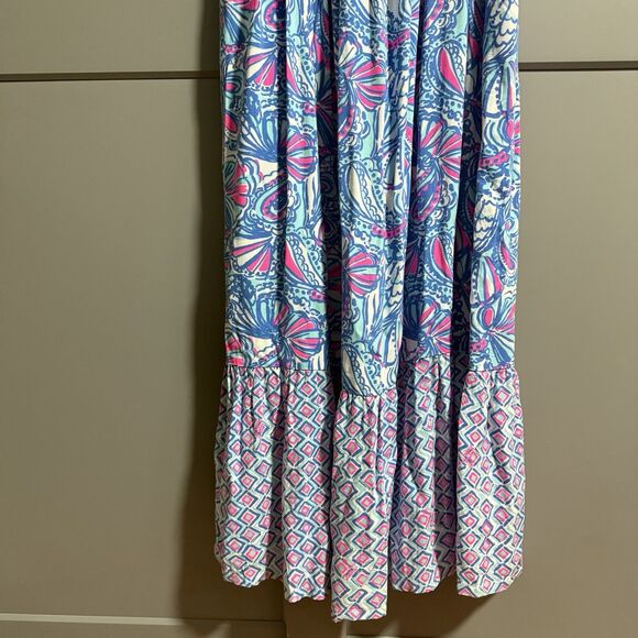 NWT Lily Pulitzer Target Girls Paisley Tier Maxi Dress XL 20th Anniversary - Picture 3 of 9